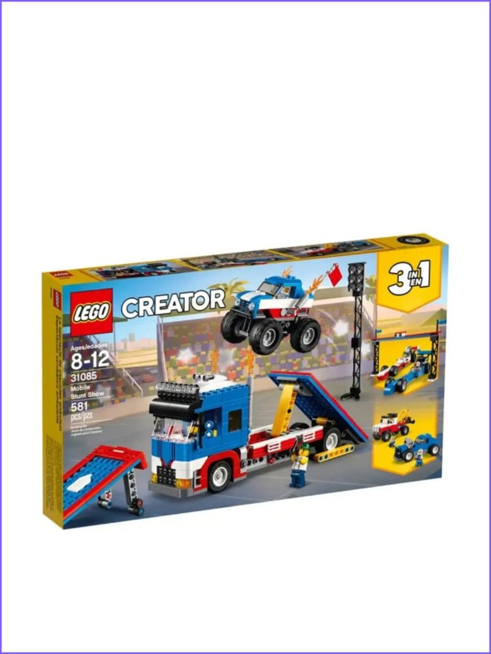 Lego Creator 3in1 Mobile Stunt Show 31085   New  In Box